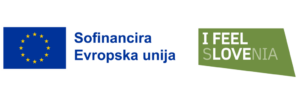 Logotip "Sofinancira EU" in "I Feel Slovenia"